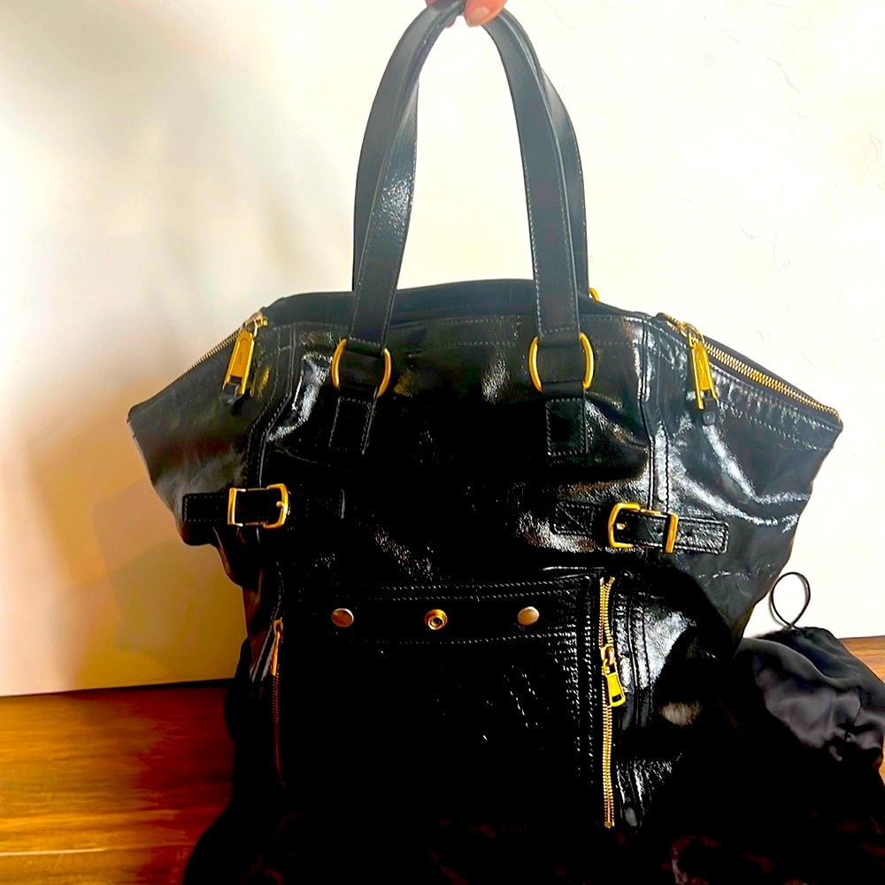 YSL downtown leather bag